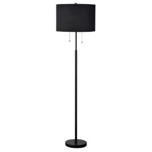 Lampa podłogowa Fogo czarna 2xE27 Light Prestige