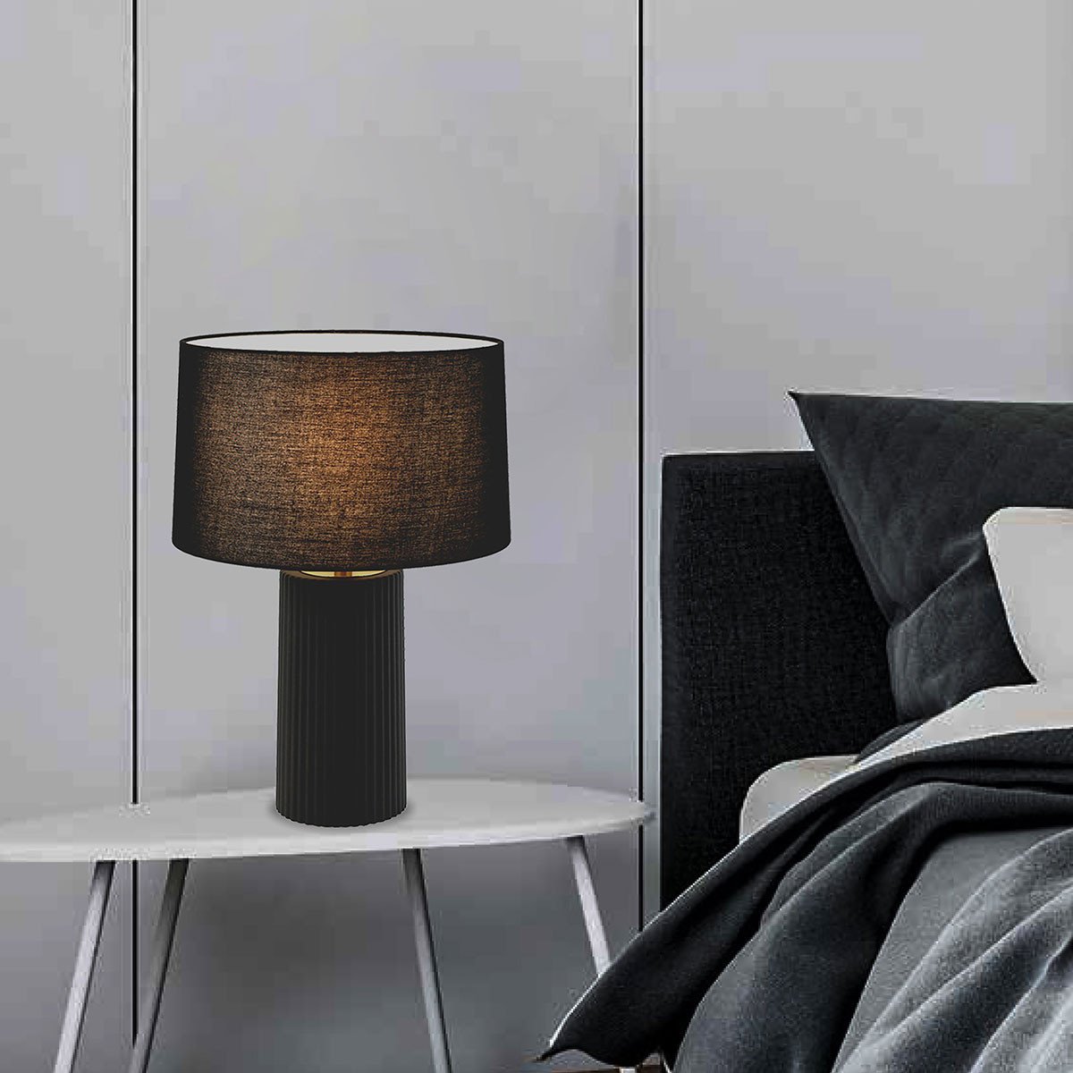 Lampa stołowa Tokio czarna 1xE27 Light Prestige - obrazek 2