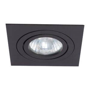 Oprawa podtynkowa Metis czarna 1xGU10 Light Prestige