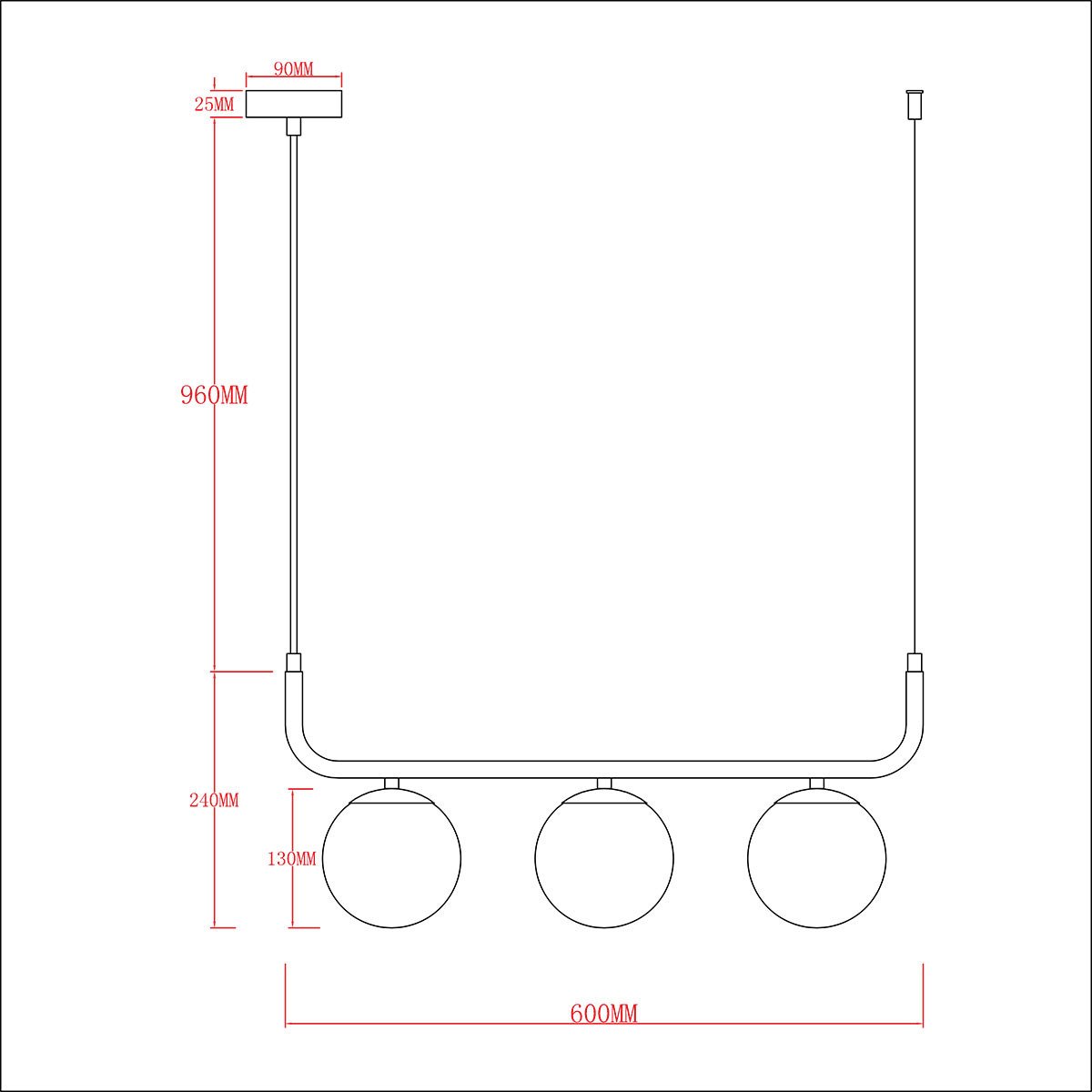 Lampa wisząca Alisa złota 3xE14 Light Prestige - obrazek 12