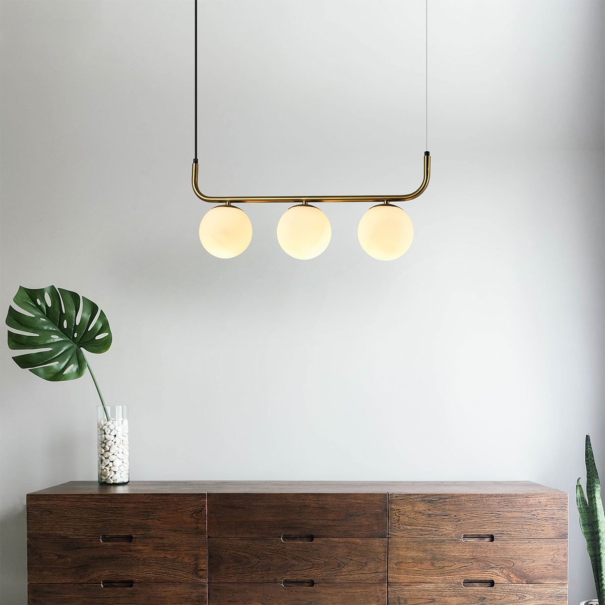 Lampa wisząca Alisa złota 3xE14 Light Prestige - obrazek 3