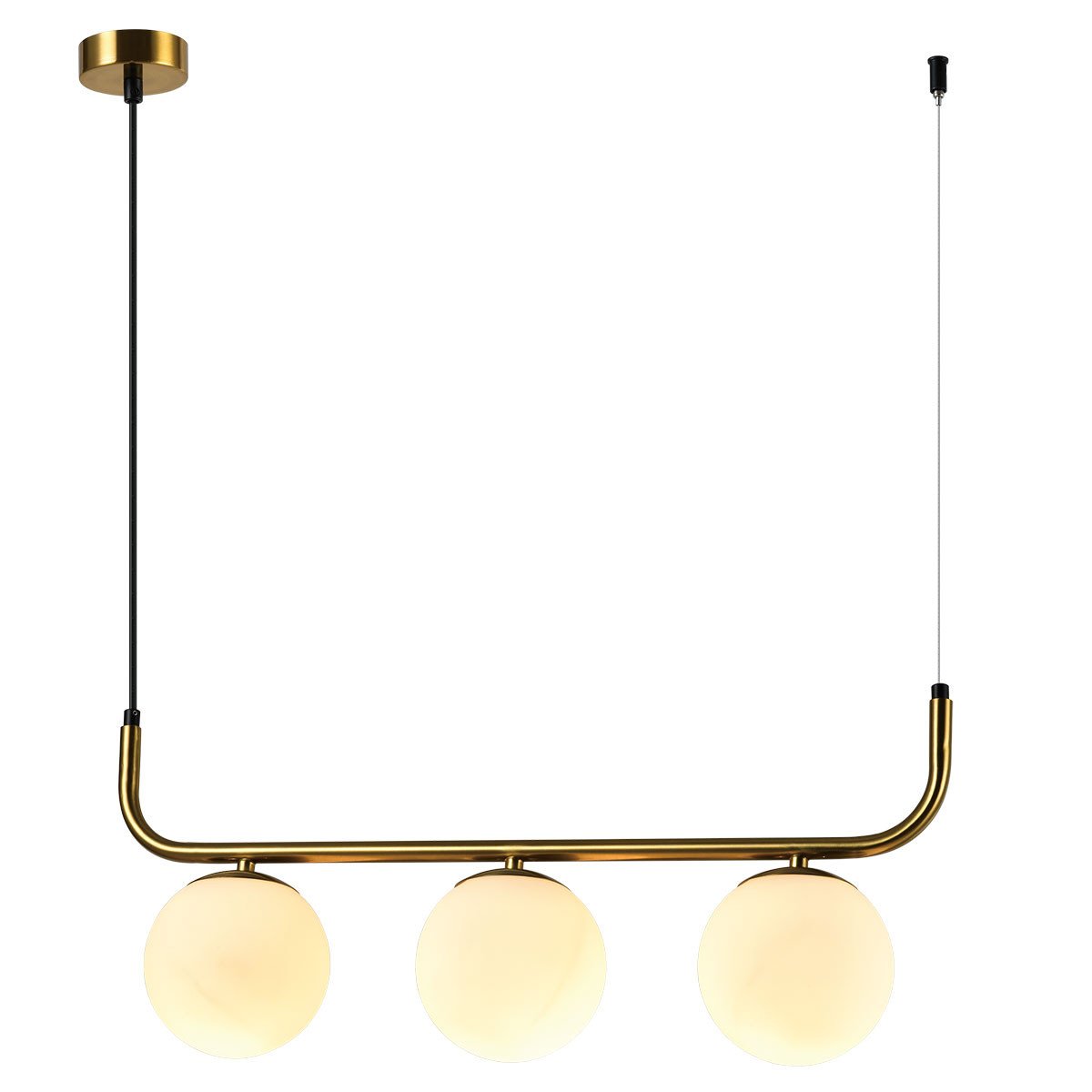 Lampa wisząca Alisa złota 3xE14 Light Prestige - obrazek 6