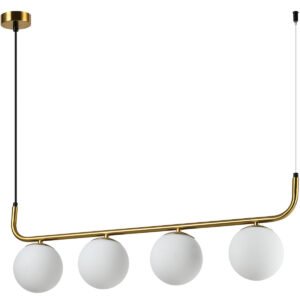 Lampa wisząca Alisa złota 4xE14 Light Prestige