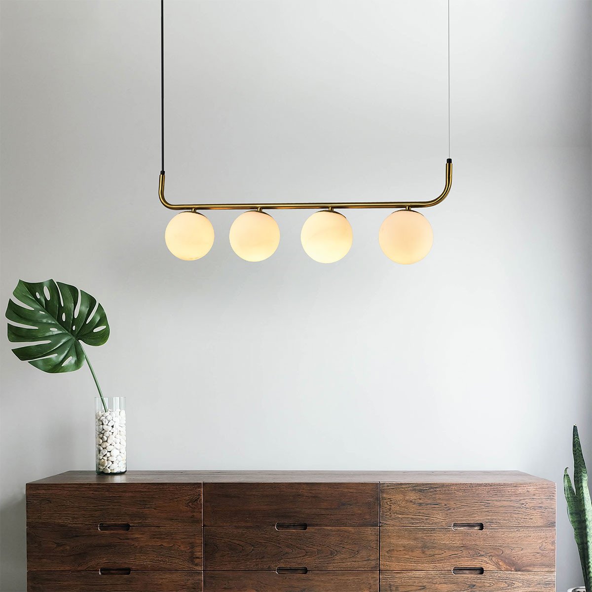Lampa wisząca Alisa złota 4xE14 Light Prestige - obrazek 3