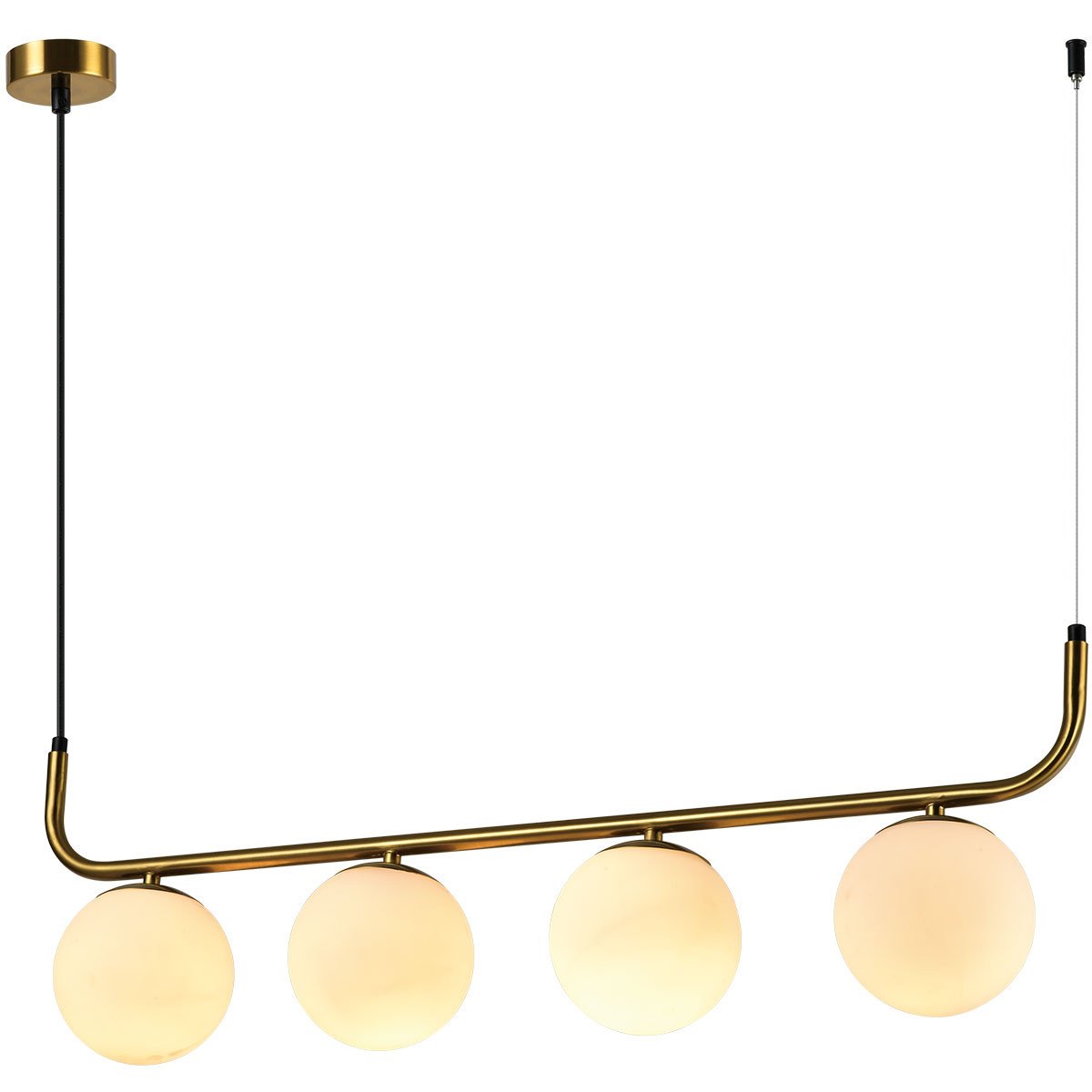 Lampa wisząca Alisa złota 4xE14 Light Prestige - obrazek 5
