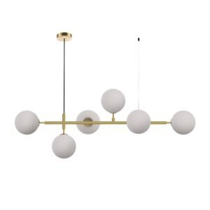 Lampa wisząca Alisa złota 6xE14 Light Prestige