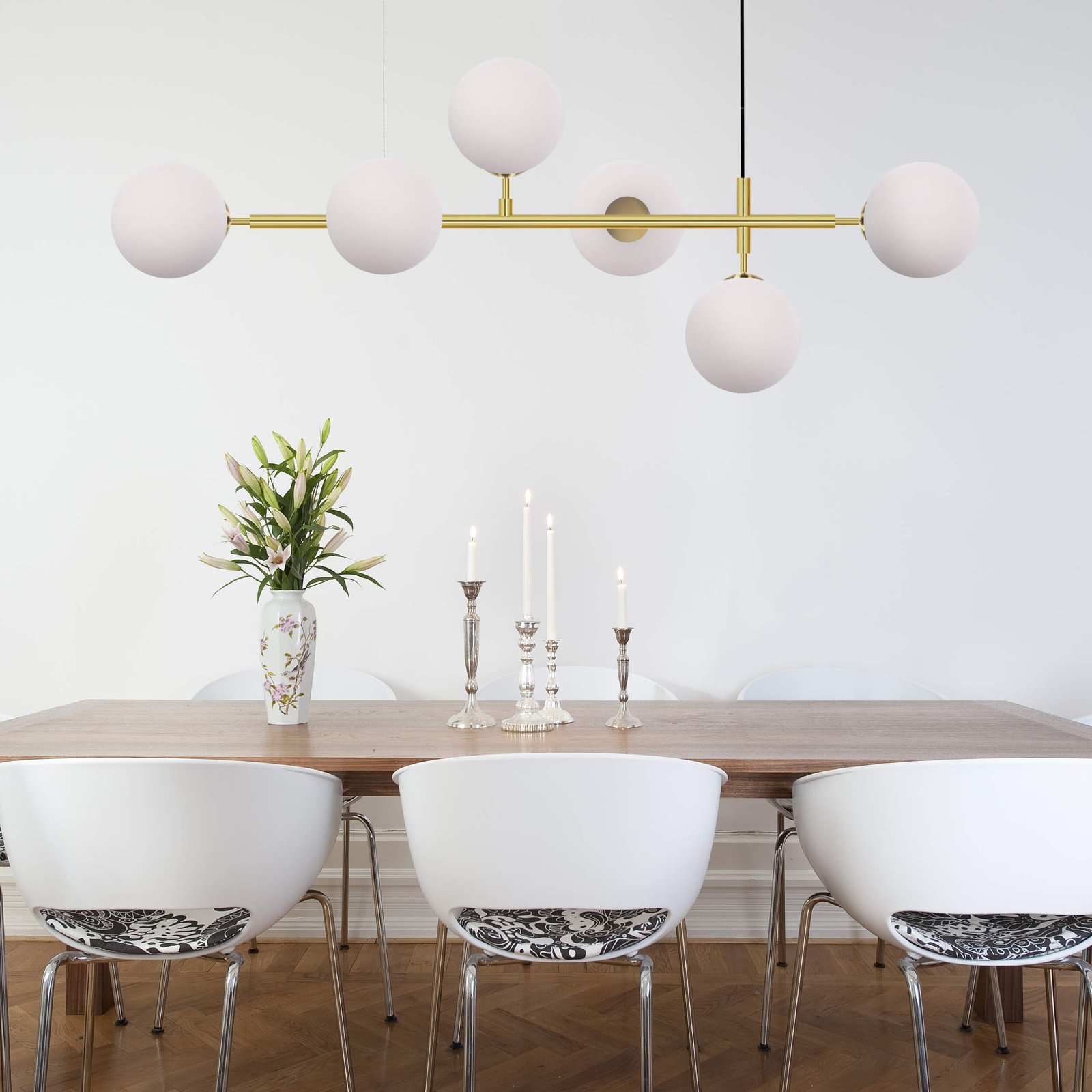 Lampa wisząca Alisa złota 6xE14 Light Prestige - obrazek 2