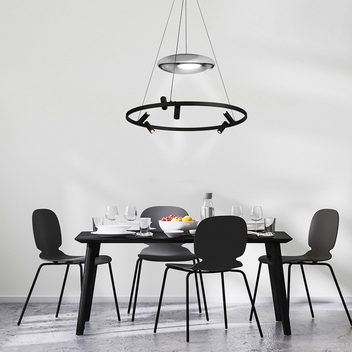 Lampa wisząca Almeria czarna LED 4000K Light Prestige - obrazek 4