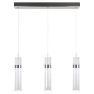 Lampa wisząca Ambiente 3 srebrna LED CCT Light Prestige