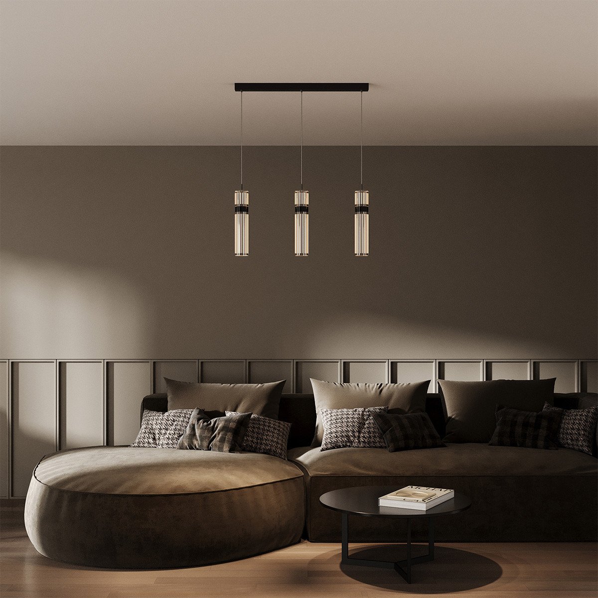 Lampa wisząca Ambiente złota LED CCT Light Prestige - obrazek 3