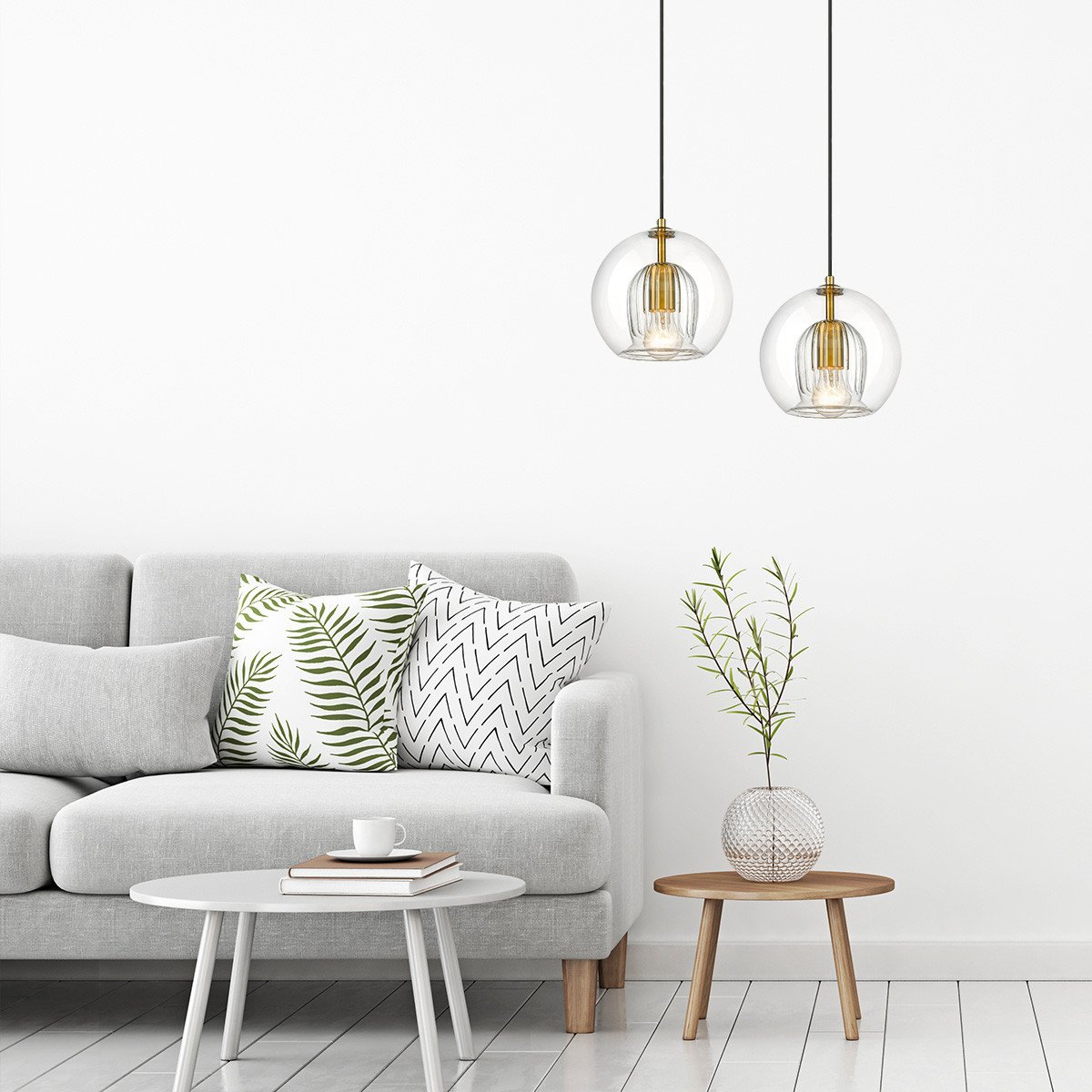 Lampa wisząca Arette złota 1xE27 Light Prestige - obrazek 3