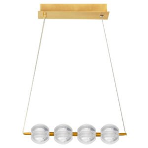 Lampa wisząca Brillant 4 złota LED CCT Light Prestige