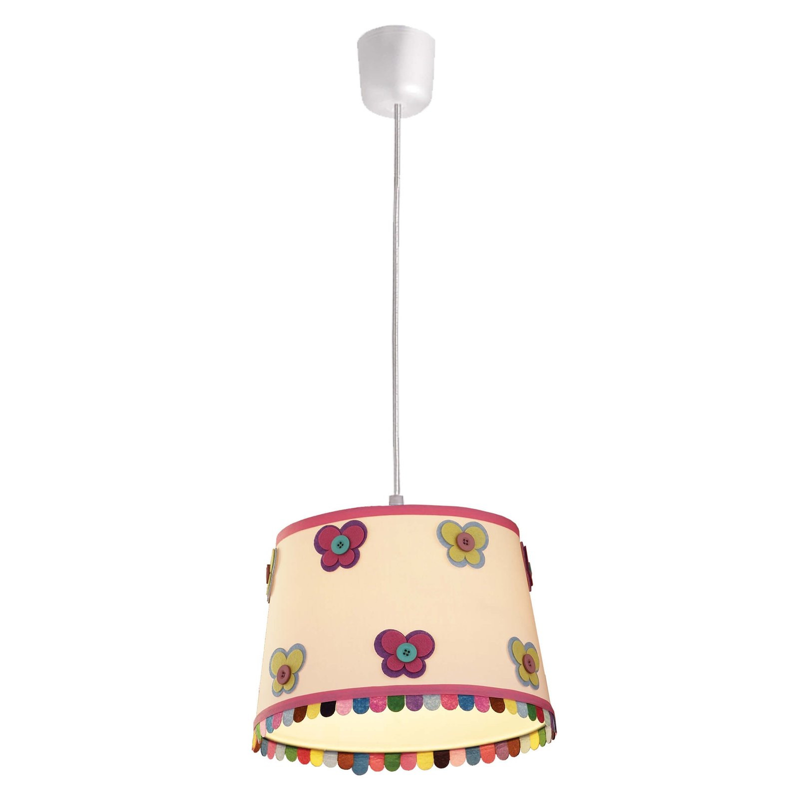 Lampa wisząca Butterfly wielokolorowa 1xE27 Light Prestige