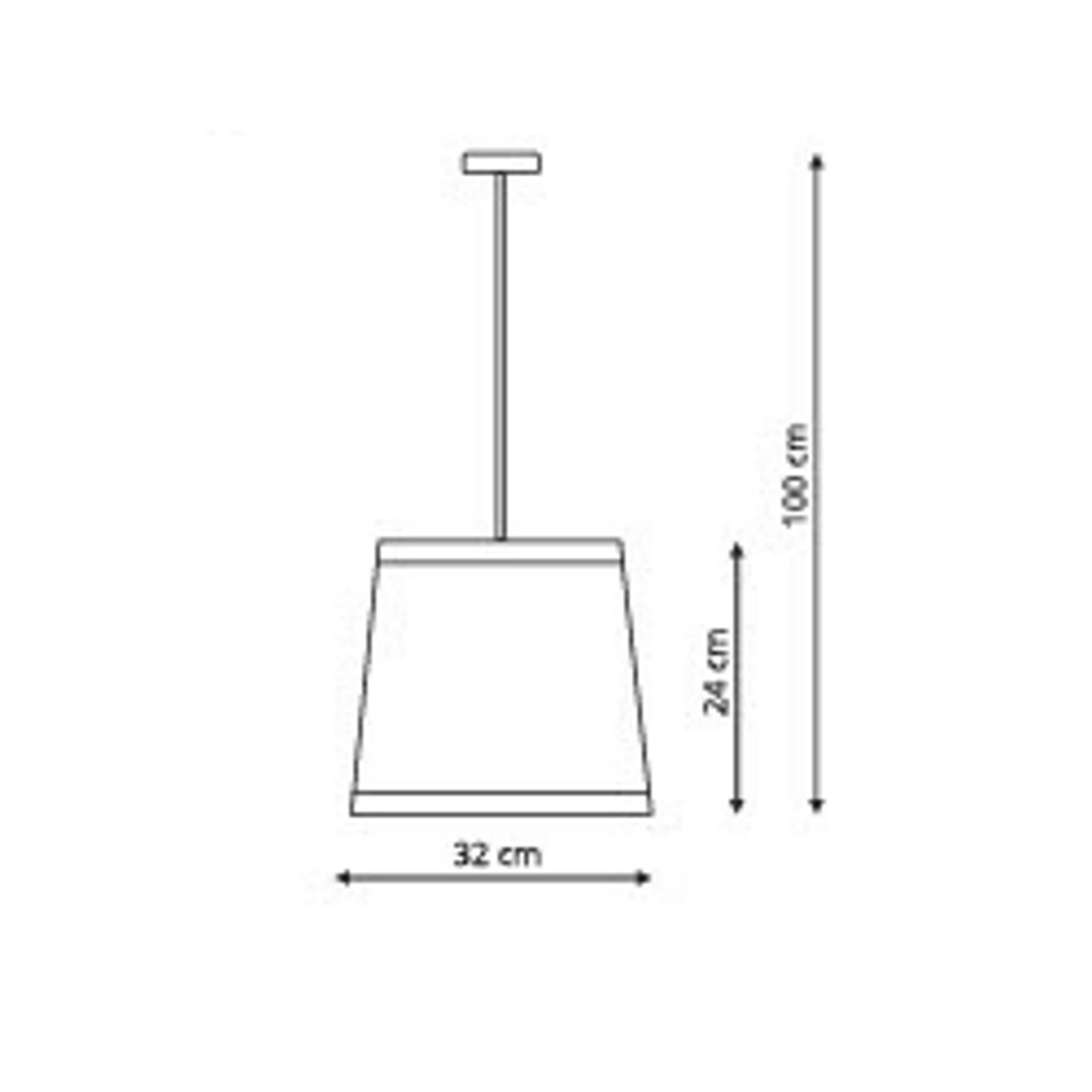 Lampa wisząca Butterfly wielokolorowa 1xE27 Light Prestige - obrazek 3