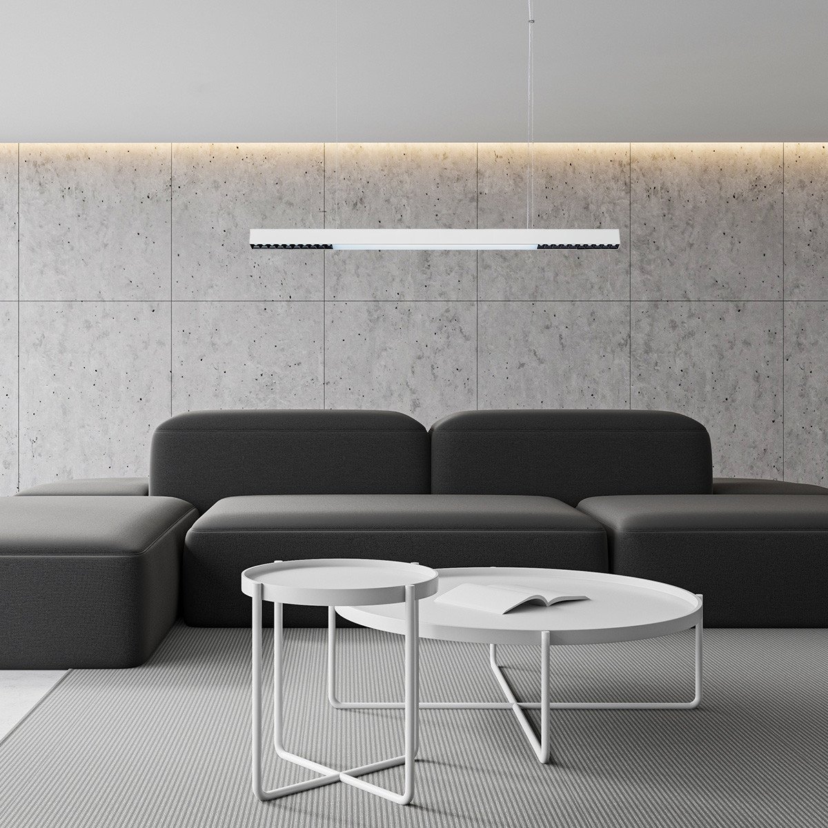 Lampa wisząca Cali L biała Tuya LED CCT Light Prestige - obrazek 3