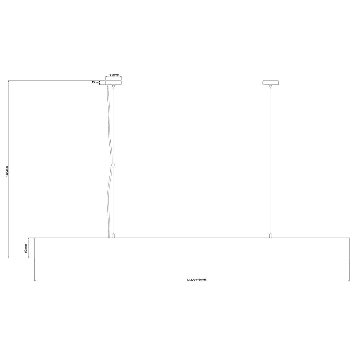 Lampa wisząca Cali L biała Tuya LED CCT Light Prestige - obrazek 9