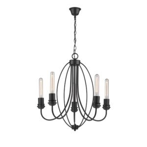 Lampa wisząca Canaria czarna 5xE27 Light Prestige