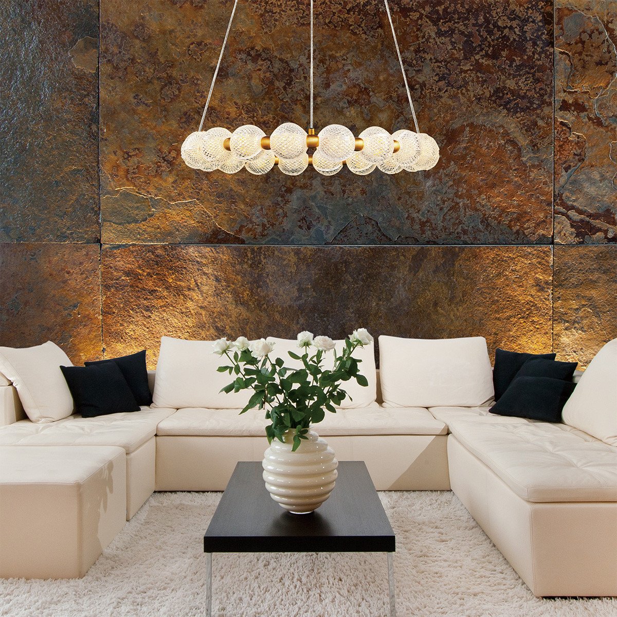 Diamond 18 wisząca złota Light Prestige - obrazek 2