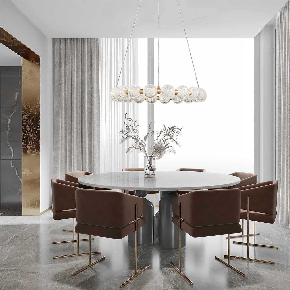 Diamond 18 wisząca złota Light Prestige - obrazek 3