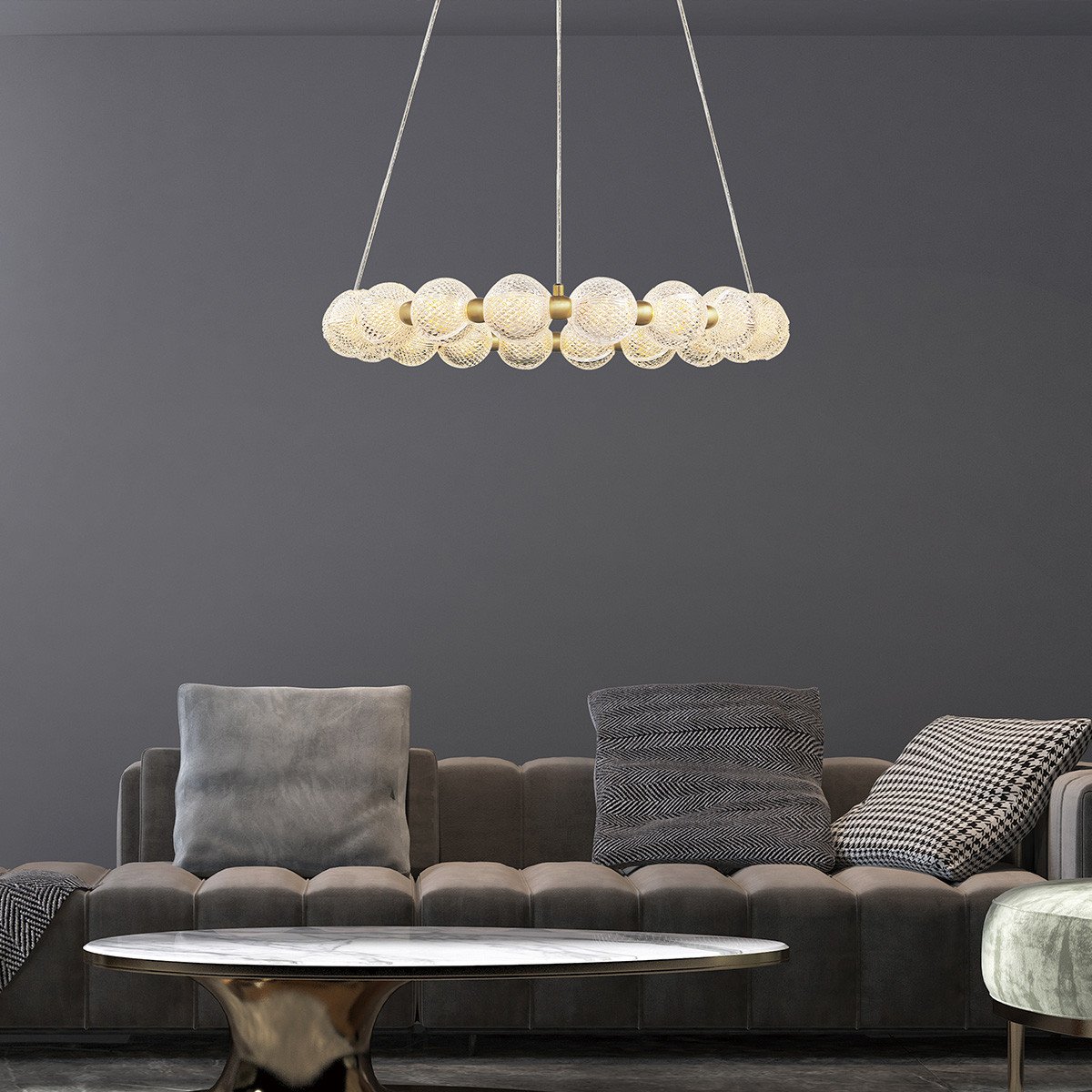 Diamond 18 wisząca złota Light Prestige - obrazek 4