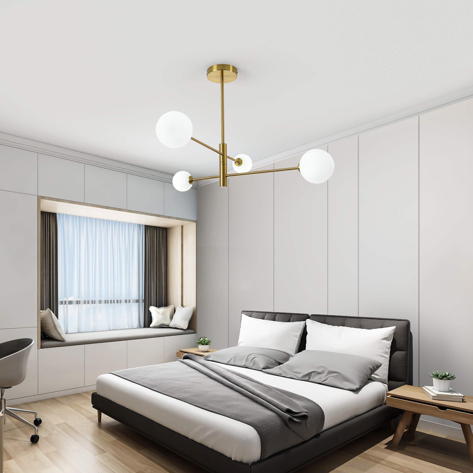 Lampa wisząca Dorado złota 4xG9 Light Prestige - obrazek 2