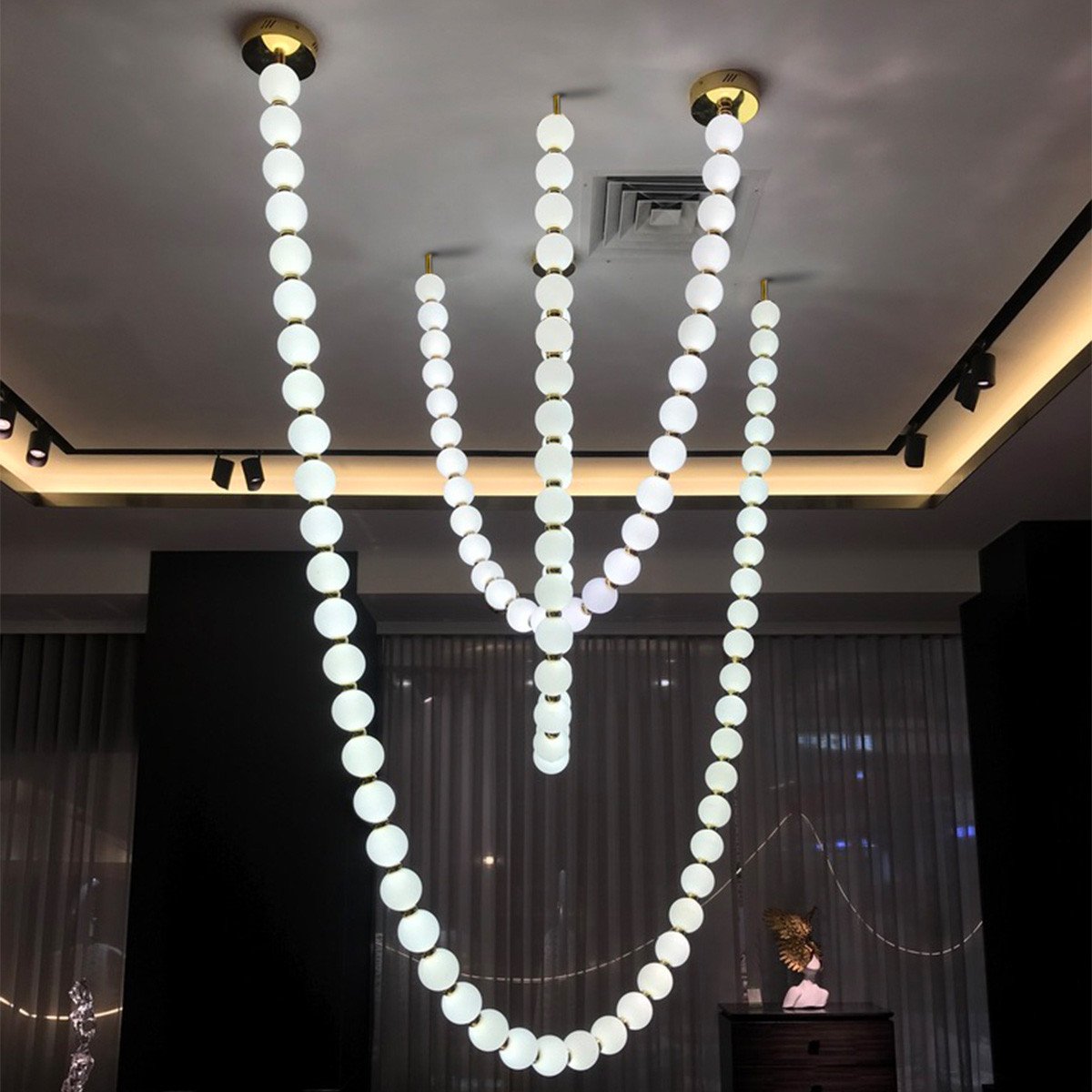 Lampa wisząca Dorado Rope 2 m złota LED CCT Light Prestige - obrazek 3