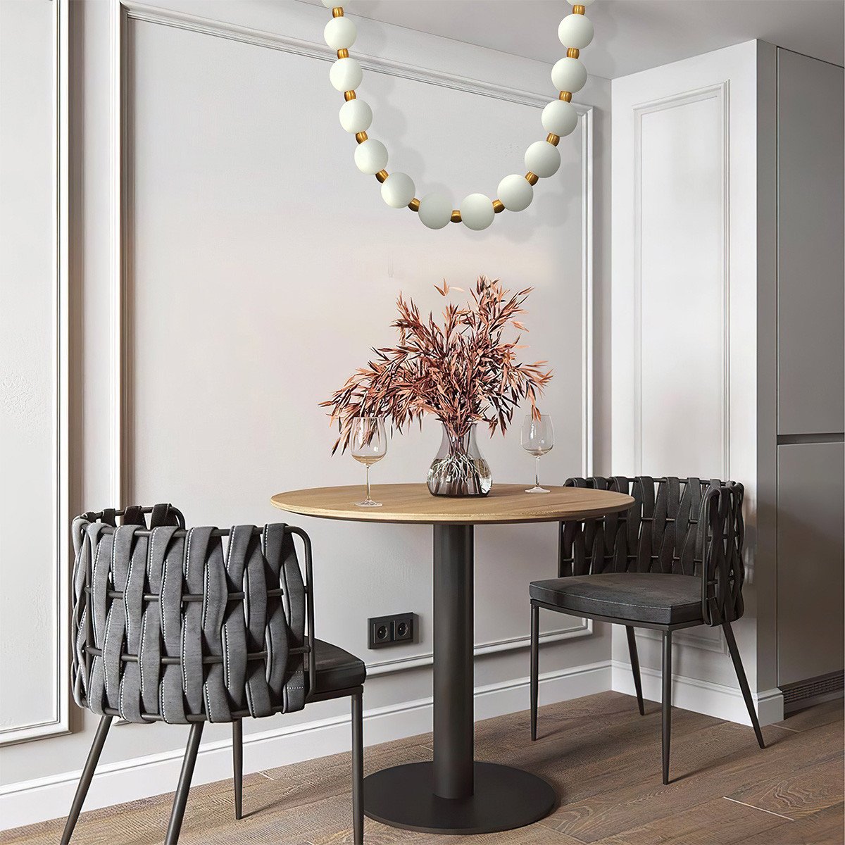 Lampa wisząca Dorado Rope 2 m złota LED CCT Light Prestige - obrazek 4