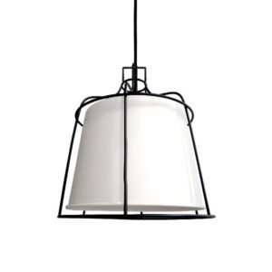 Lampa wisząca Dritto biała 1xE27 Light Prestige