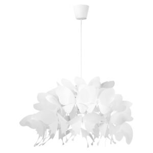 Lampa wisząca Farfalla biała 1xE27 Light Prestige