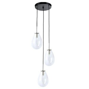 Lampa wisząca Fondi czarna 3xE14 Light Prestige