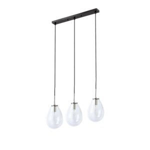 Lampa wisząca Fondi czarna 3xE14 Light Prestige