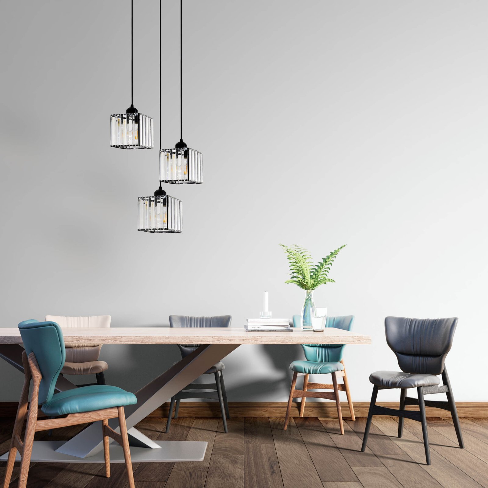 Lampa wiszaca Galactico czarna 3xE27 Light Prestige - obrazek 2