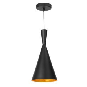 Lampa wisząca Garda czarna 1xE27 Light Prestige