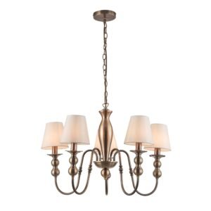 Lampa wisząca Grado złota 5xE14 Light Prestige