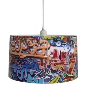 Lampa wisząca Graffiti wielokolorowa 1xE27 Light Prestige