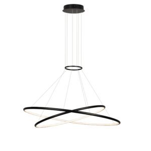 Lampa wisząca Halifax czarna LED CCT Light Prestige