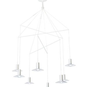 Lampa wisząca Hat biała LED 3000K Light Prestige