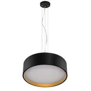 Lampa wisząca Hudson czarna - złota LED 3000K Light Prestige