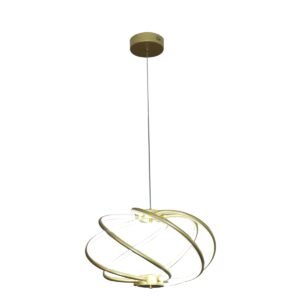 Lampa wisząca Kandor złota LED CCT Light Prestige