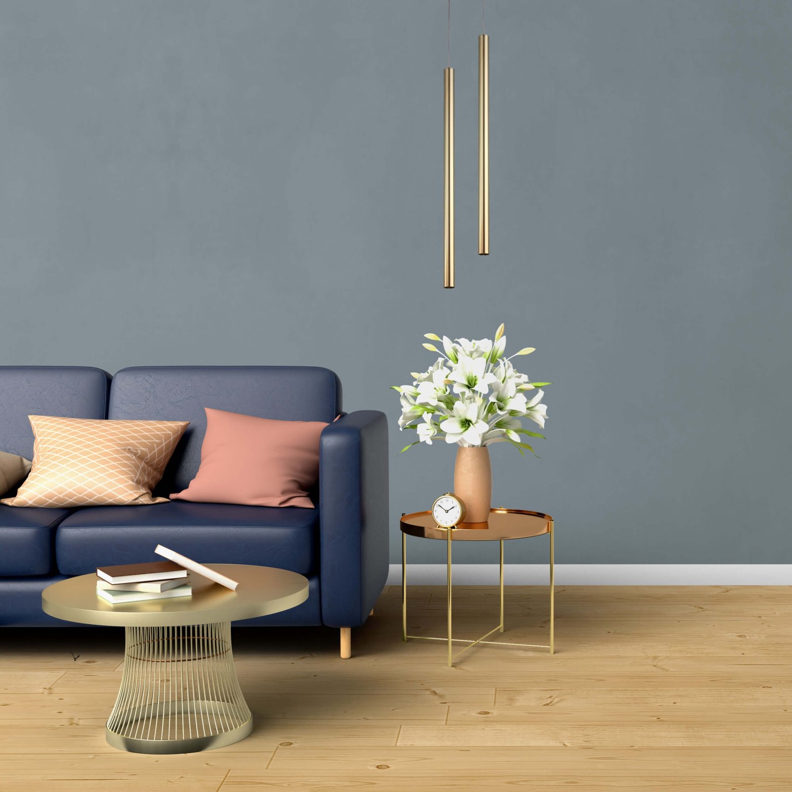 Lampa wisząca Lungo 1 złota 1xG9 Light Prestige - obrazek 2