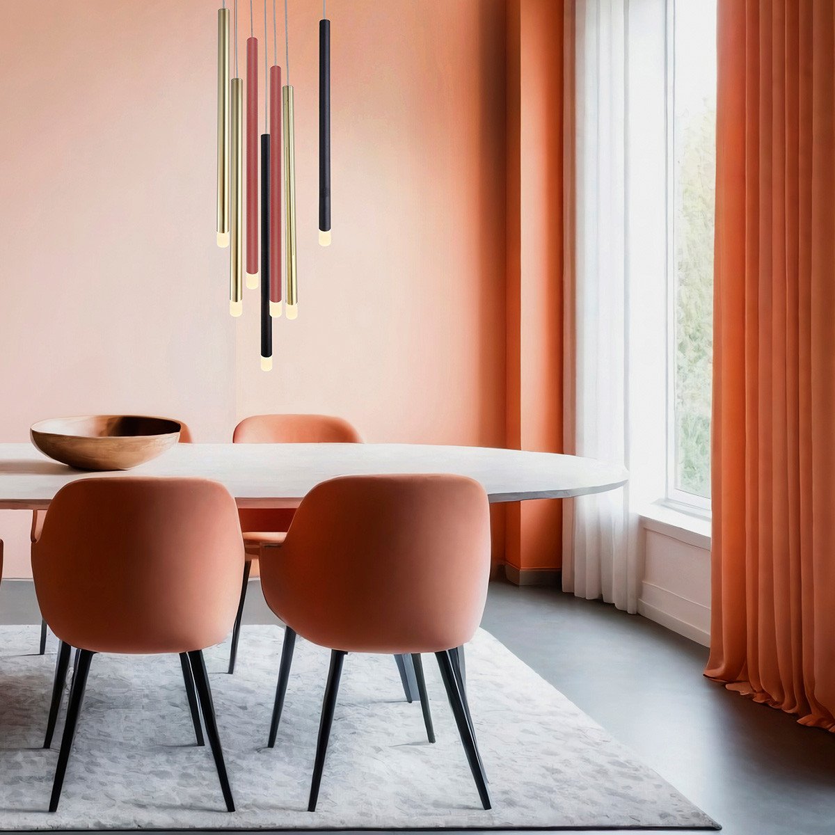 Lampa wisząca Lungo 7 kolor mix 7xG9 Light Prestige - obrazek 2