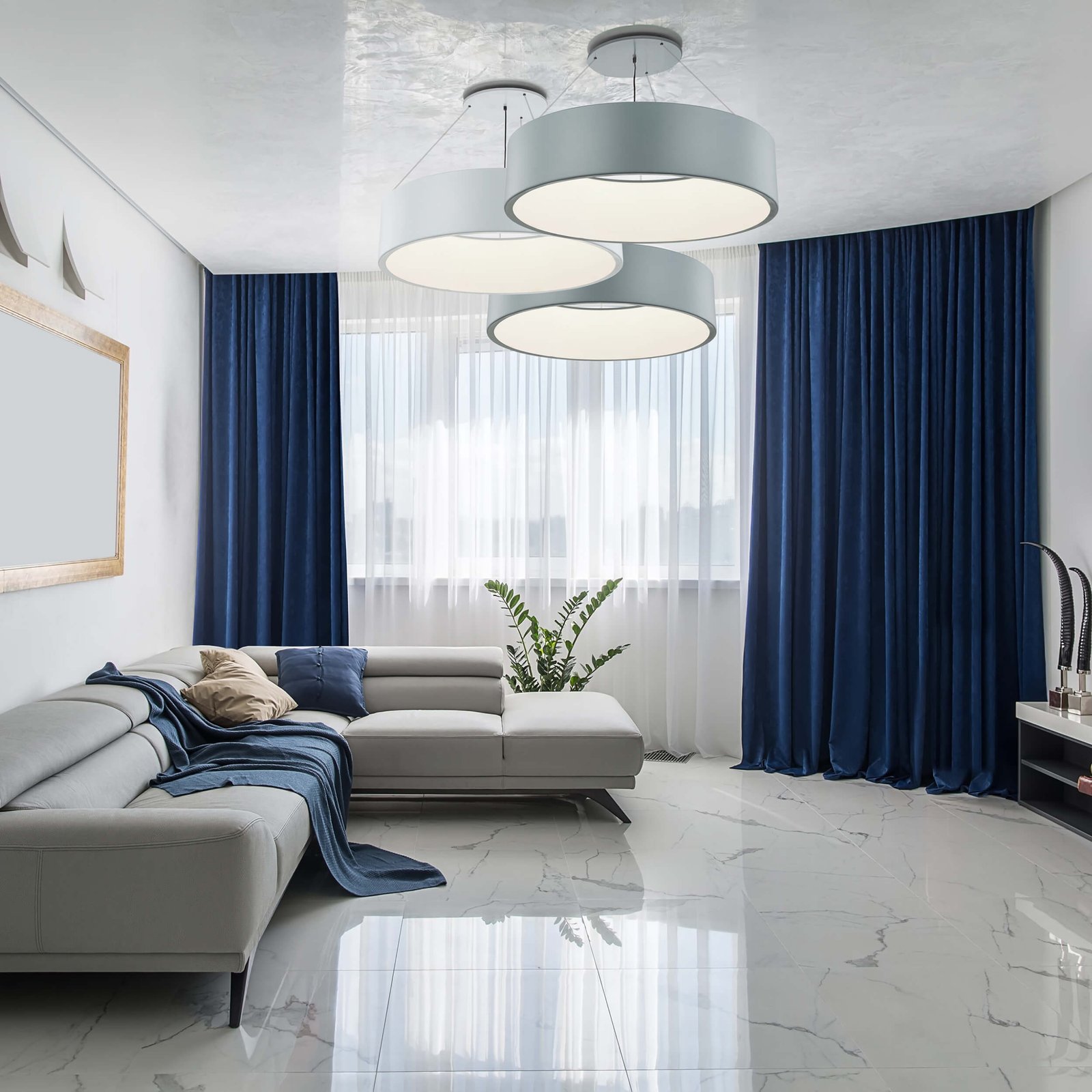 Lampa wisząca Malaga biała LED 3000K Light Prestige - obrazek 2