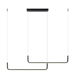 Lampa wisząca Malawi czarna Tuya Smart LED CCT Light Prestige