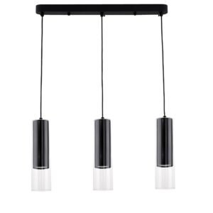 Lampa wisząca Manacor czarna 3xGU10 Light Prestige