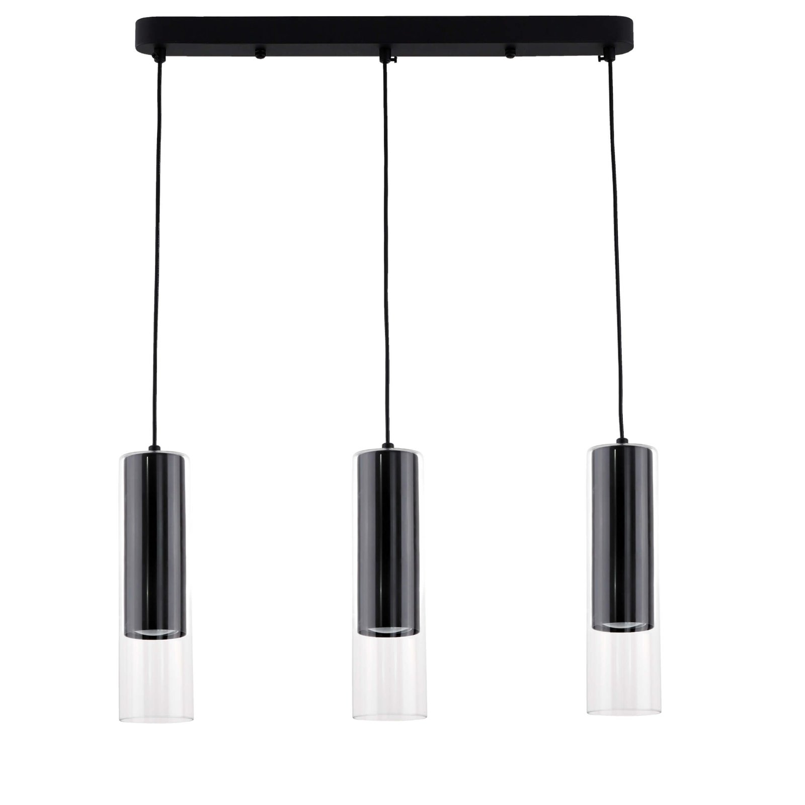 Lampa wisząca Manacor czarna 3xGU10 Light Prestige