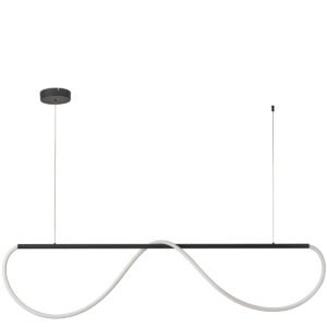 Lampa wisząca Meleca M czarna LED CCT Light Prestige