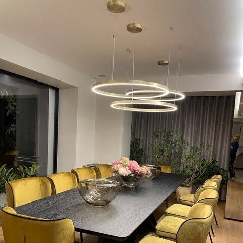 Lampa wisząca Midway złota LED 3000K Light Prestige - obrazek 4