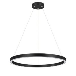 Lampa wisząca Midway Triangle czarna LED 3000K Light Prestige