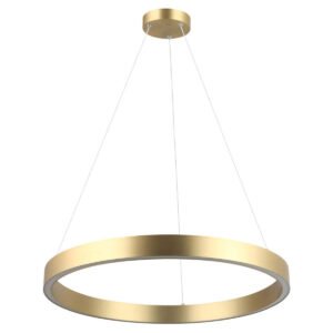 Lampa wisząca Midway Triangle złota LED 3000K Light Prestige