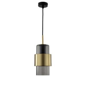 Lampa wisząca Miele dymna 1xE27 Light Prestige